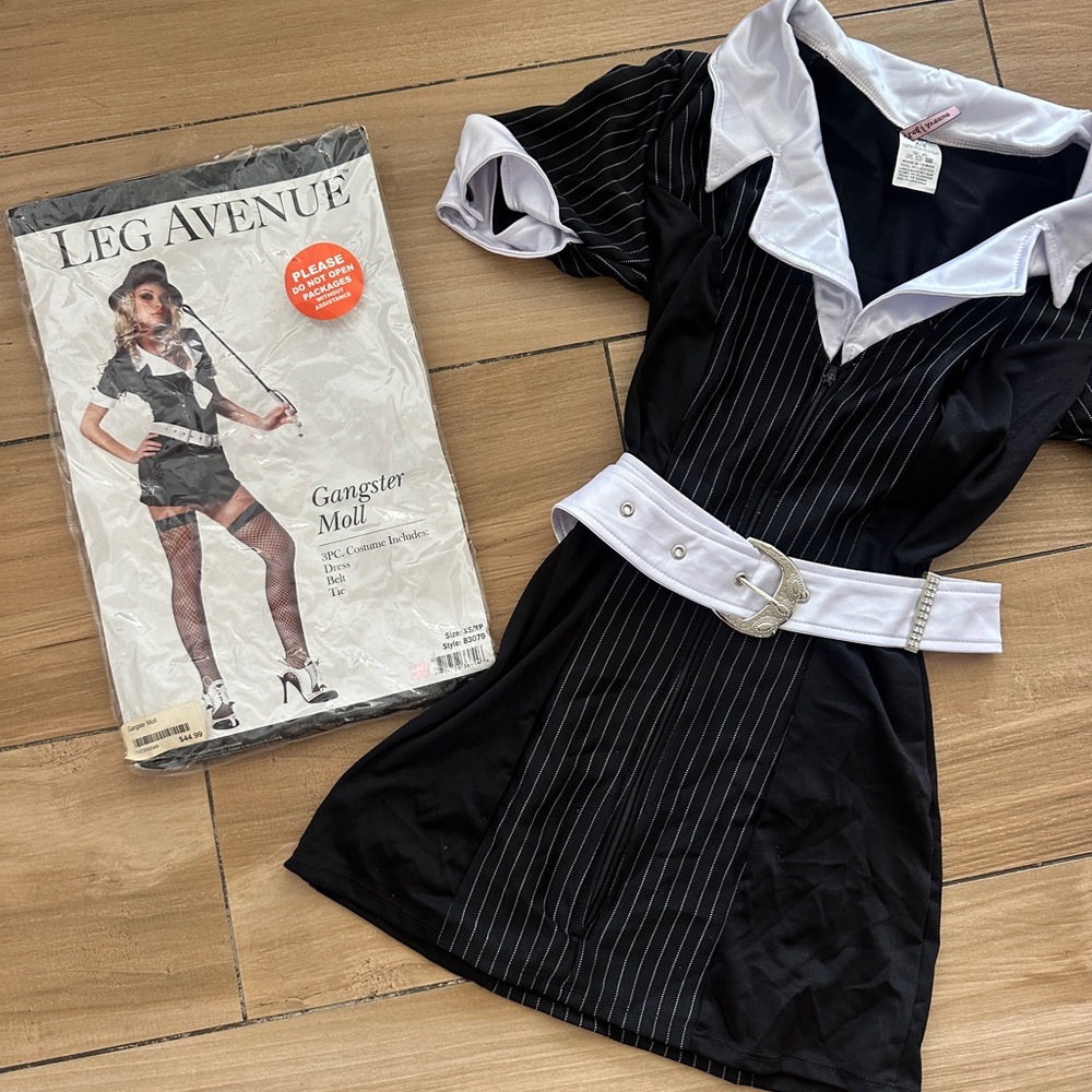 Halloween  Gangster Moll Costume size XS